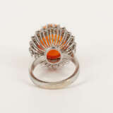 Fire Opal Diamond Ring - Foto 3