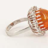 Fire Opal Diamond Ring - Foto 4