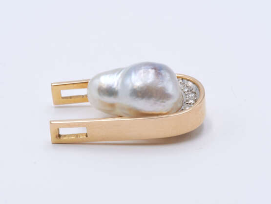 Mixed Lot: Pearl-Diamond-Ring and Pendant - photo 7