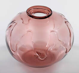Seltene große "Soffiato"-Vase von Vittorio Zecchin