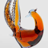 Moderne Glasskulptur eines Paradiesvogels von Flavio Poli - photo 1