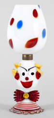 Tischlampe mit Clownbüste