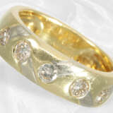 Ring: Solide gefertigter Brillant-Goldschmiedering, 18K Gold - photo 2
