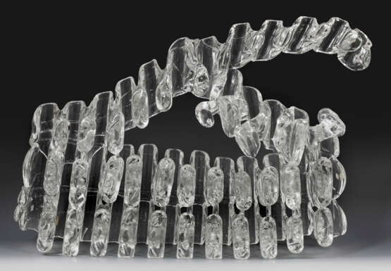 Große Glasskulptur "Elemento musicale'" von Renato Toso - photo 1