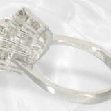 Ring: Ausgefallener und sehr exklusiver vintage Brillant-Blütenring, ca. 2,39ct Brillanten - Foto 4
