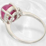 Ring: Hochfeiner Platinring mit schönem Rubin und Brillanten guter Qualität, ca. 3,37ct Edelsteinbesatz - фото 5