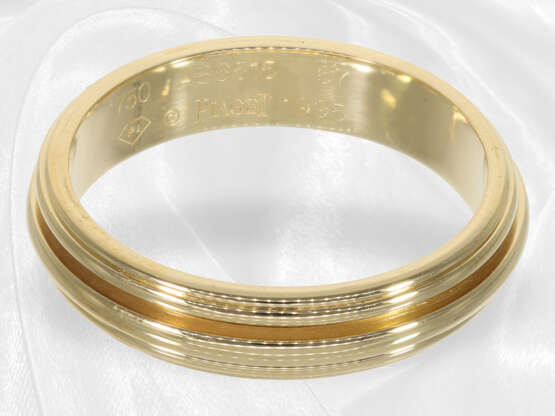 Hochwertiger, klassischer Piaget Ring mit drehbarem Mittelteil, 18K Gold - photo 2