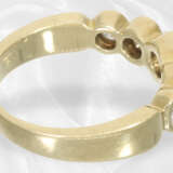 Ring: Handgefertigter solider Gelbgoldring mit hochwertigem Brillantbesatz, ca. 1,18ct - photo 4