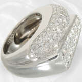 Ring: Ausgefallener, kreativ gearbeiteter Brillant/Designer-Ring der Marke Fred Paris, "Success" ca. 2ct, Handarbeit - Foto 2