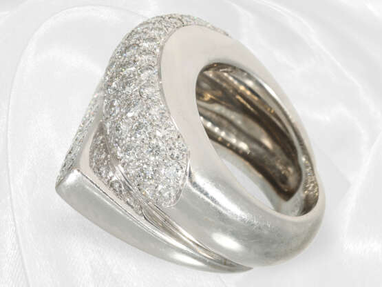 Ring: Ausgefallener, kreativ gearbeiteter Brillant/Designer-Ring der Marke Fred Paris, "Success" ca. 2ct, Handarbeit - photo 5