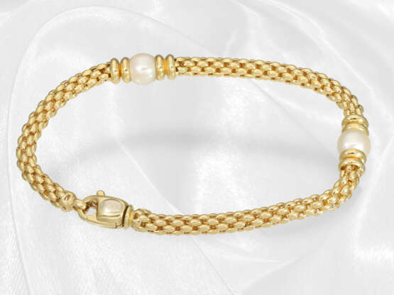 Italienisches Designer-Goldschmiede-Armband aus dem Hause Fope, hochwertiger Markenschmuck, 18K Gold - Foto 1
