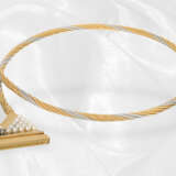 Kette: Handgearbeitetes Designer-Collier mit Brillant/Perlen-Wechselschließe, moderne Goldschmiedearbeit - photo 4