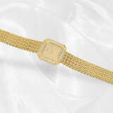 Armbanduhr: exquisite goldene Chopard Damenuhr mit Diamantlünette, Ref. 5119, 1980er-Jahre - Foto 2