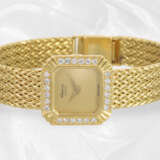 Armbanduhr: exquisite goldene Chopard Damenuhr mit Diamantlünette, Ref. 5119, 1980er-Jahre - photo 3