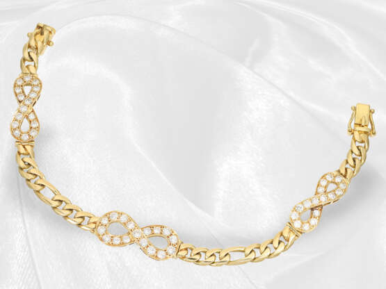 Armband: hochwertiges Goldschmiedearmband mit Brillantbesatz, aktuelles Wertgutachten 11.850€ - фото 2