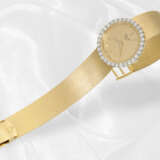 Hochwertige, ehemals teure vintage Armbanduhr von Chopard, besetzt mit Brillanten ca. 1 ct, 18K Gold - Foto 2