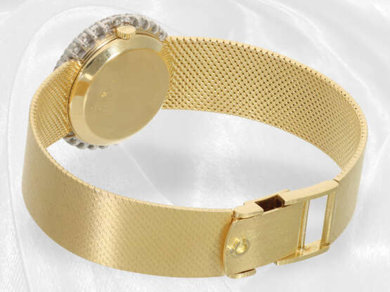 Hochwertige, ehemals teure vintage Armbanduhr von Chopard, besetzt mit Brillanten ca. 1 ct, 18K Gold - photo 4