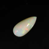 Opal: Schöner Opal-Cabochon in Tropfenform und mit tollem Farbspiel , ca. 20,5ct - Foto 2