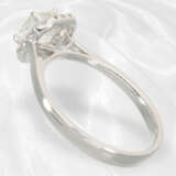 Ring: Feiner Diamant/Brillant-Goldschmiedering, seltener Square Emerald-Cut von 1ct, IGI-Report, neuwertig - photo 6
