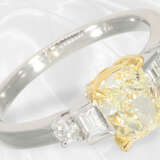 Ring: Exquisiter Diamantring, gelber Diamant von ca. 1,5ct, neuwertig - photo 3