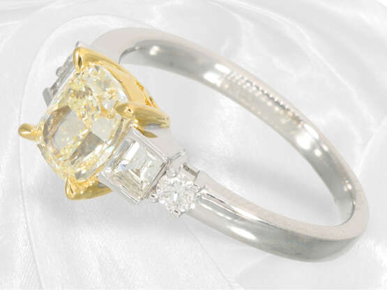 Ring: Exquisiter Diamantring, gelber Diamant von ca. 1,5ct, neuwertig - фото 4