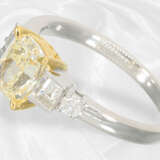 Ring: Exquisiter Diamantring, gelber Diamant von ca. 1,5ct, neuwertig - фото 4