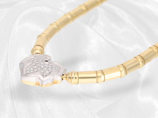 Schwere und hochwertige 18K Goldkette von Chopard mit Brillant-Wechselschließe - photo 4