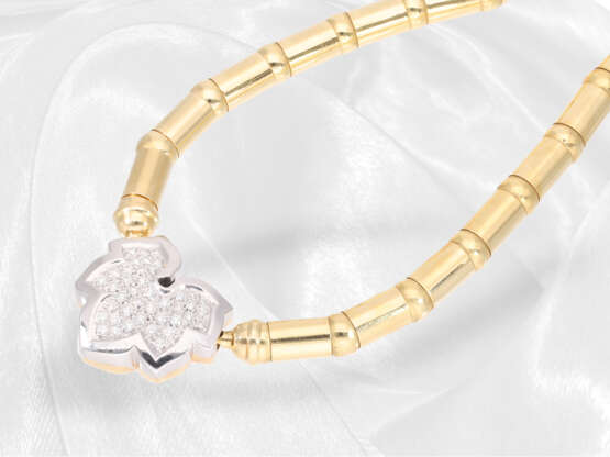 Schwere und hochwertige 18K Goldkette von Chopard mit Brillant-Wechselschließe - фото 5