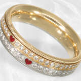 Ring: luxuriöser, sehr teurer Wellendorff Brillantring, Modell "2 Herzen-Eine Liebe", hochwertigste Handarbeit aus 18K Gold, NP ca.17.000€ - photo 1