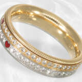 Ring: luxuriöser, sehr teurer Wellendorff Brillantring, Modell "2 Herzen-Eine Liebe", hochwertigste Handarbeit aus 18K Gold, NP ca.17.000€ - photo 2