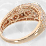 Ring: Neuwertiger moderner Diamant/Brillant-Goldschmiedering mit pinken Brillanten, ca. 1,23ct - фото 4