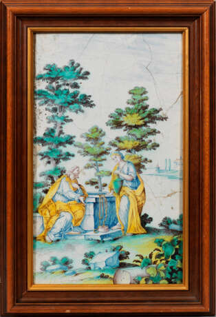 Bildtafel mit "Christus und die Samariterin am Brunnen" - фото 1