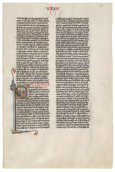 A leaf from the Josephinum / 'Ste-Genevieve' Bible