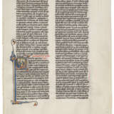 A leaf from the Josephinum / 'Ste-Genevieve' Bible - photo 1