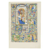 The Annunciation, miniature on a leaf from a Book of Hours - Foto 1