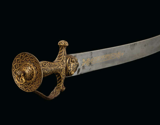 A SWORD (TULWAR) AND SCABBARD FROM THE PERSONAL ARMOURY OF TIPU SULTAN (R. 1782-99) - фото 4