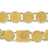 A BELT OF TWENTY GOLD COINS FROM THE REIGN OF FATH `ALI SHAH QAJAR (R. 1797-1834) - Foto 1