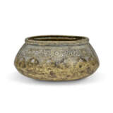 A SILVER-INLAID BRASS BOWL - photo 1