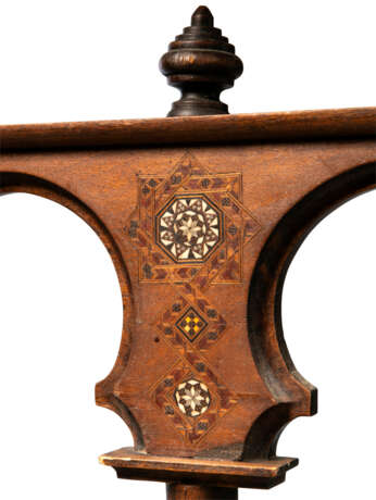 A HISPANO-MORESQUE CARVED AND BONE-INLAID CABINET - photo 4
