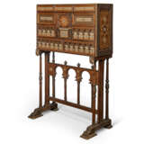 A HISPANO-MORESQUE CARVED AND BONE-INLAID CABINET - фото 5