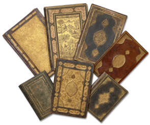 A GROUP OF LEATHER BOOK BINDINGS