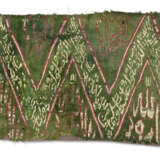 A SILK AND METAL-THREAD LAMPAS FRAGMENT - photo 1