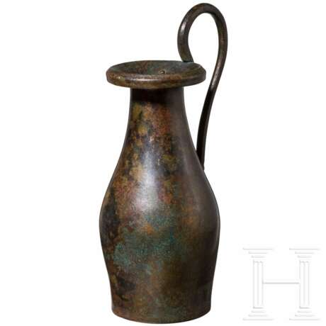 Bronzekanne (Olpe), griechisch, 5. - 4. Jhdt. v. Chr. - Foto 1