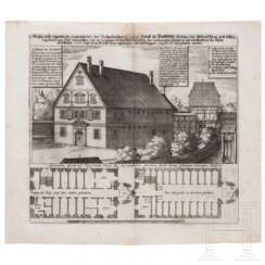 "Das Hexenhaus von Bamberg", Kupferstich, 1627