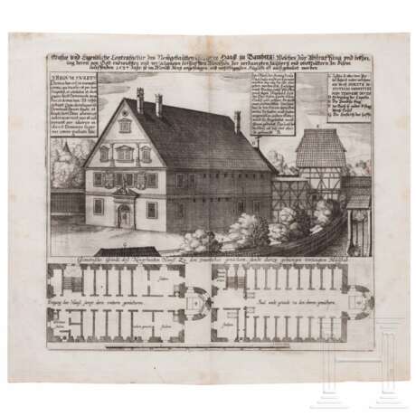 "Das Hexenhaus von Bamberg", Kupferstich, 1627 - Foto 1