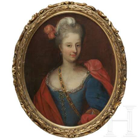 Portrait einer adeligen Dame, deutsch, 1. Hälfte 18. Jhdt. - фото 1