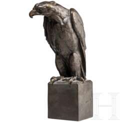 Bronzefigur eines Adlers, 20. Jhdt.
