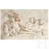 Liegende Venus mit Tritonen, Hochrelief aus Marmor, Frankreich(?), 19. Jhdt. - фото 1