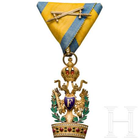 Orden der Eisernen Krone - Kreuz 3. Klasse mit Kriegsdekoration - photo 1