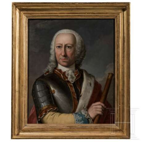 Landgraf Wilhelm VIII. (1682 - 1760) - lebensgroßes zeitgenössisches Portraitgemälde - Foto 1